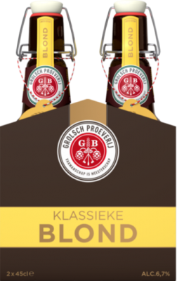 Grolsch Blond Duopack Beugelflessen Grolsch Blond Duopack Beugelflessen